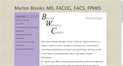 Desktop Screenshot of brookswomenscenter.com