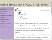 Tablet Screenshot of brookswomenscenter.com
